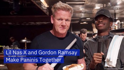 Lil Nas X Makes A Panini With A Celebrity Chef