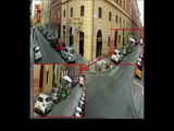 Roma - Pestano di botte un gambiano, le immagini delle telecamere (09.07.19)