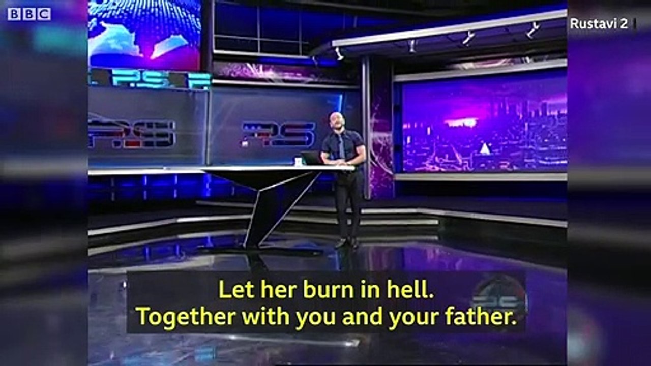Expletive-laden Putin rant on Georgian TV leads to channel going off air - BBC News