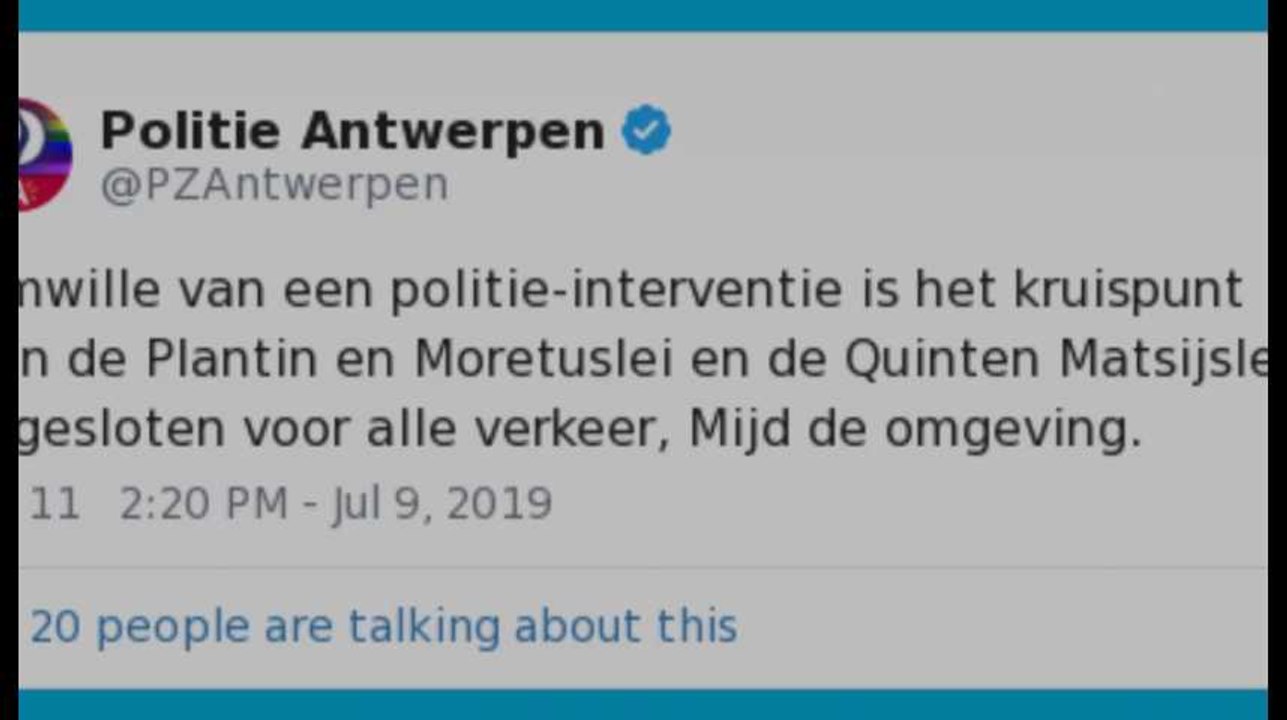 Des tirs ont eu lieu à Anvers ce mardi 9 juillet après-midi