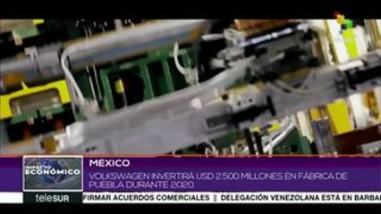 Volkswagen invertirá 2 mil 500 mdd en fábrica de Puebla, México