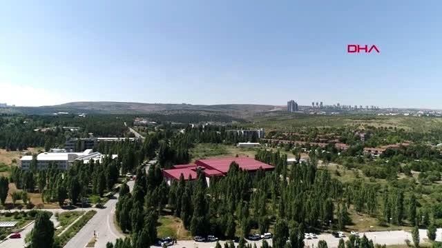 Ankara - ODTÜ'de, ağaçların kesildiği alan havadan görüntülendi