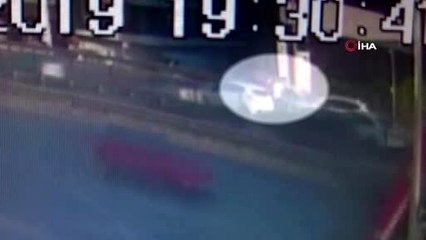 Pendik'te hamile kadının yaşadığı dehşet kameralara yansıdı