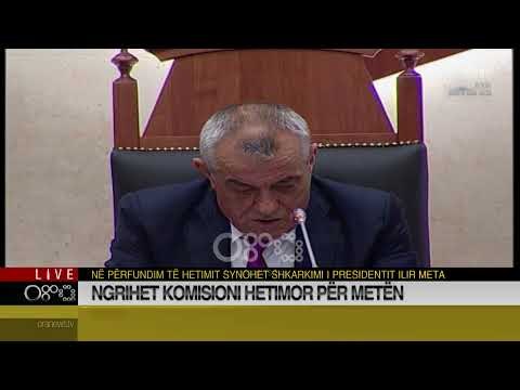 LIVE/ Ngrihet komisioni për shkarkimin e Metës