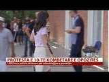 Report TV-Pak para nisjes së protestës, bashkëshortja e Bashës në selinë blu