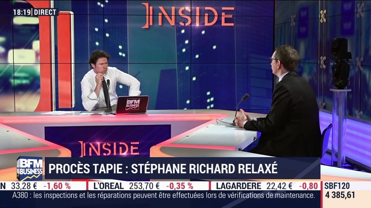 Procès Tapie, Stéphane Richard relaxé (2/2) - 09/07