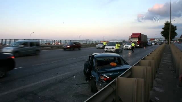 Samsun'da zincirleme trafik kazası: 2 yaralı
