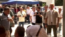 Antalya'da birlerce kişi Kırkpınar Başpehlivanı Ali Gürbüz için bir araya geldi