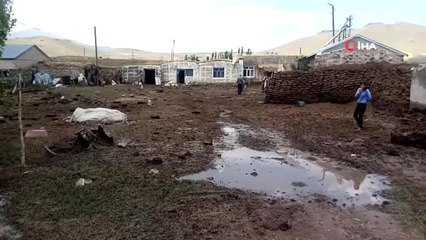 Digor'da 6 ev selden hasar gördü