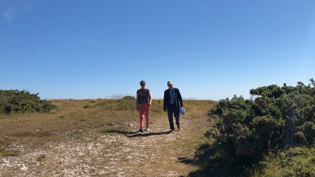 Îlot Ledenez, île Molène. Inauguration de la maison des goémoniers