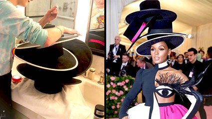 How Janelle Monáe's Met Gala hat came to life