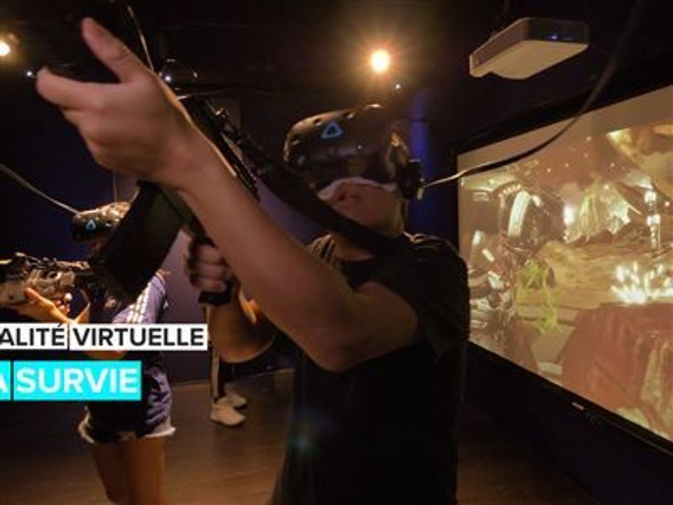 Réalité virtuelle: survivre aux hordes de zombie