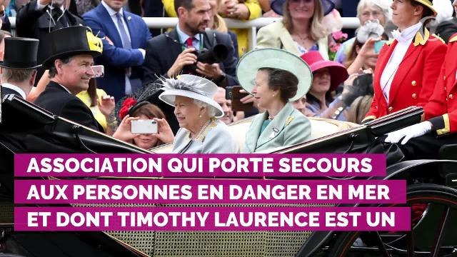 La princesse Anne en deuil : la mère de son mari Timothy Laure...