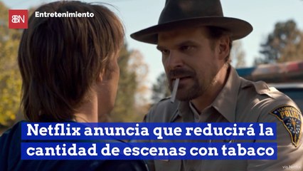 Netflix anuncia que reducirá la cantidad de escenas con tabaco
