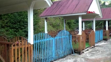 TRABZON Vakfıkebir'de, 150 bin alabalık telef oldu