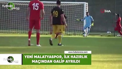 Yeni Malatyapsor, ilk hazırlık maçından galip ayrıldı