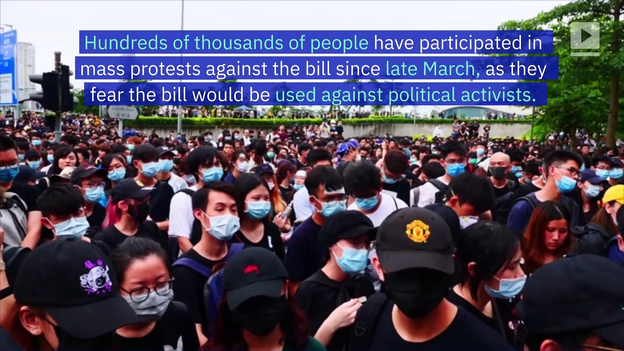 Hong Kong Leader SaysChina Extradition Bill Is ‘Dead’