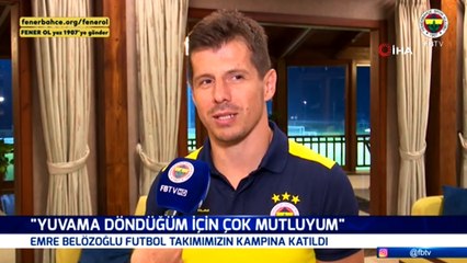 Emre Belözoğlu kampa katıldı
