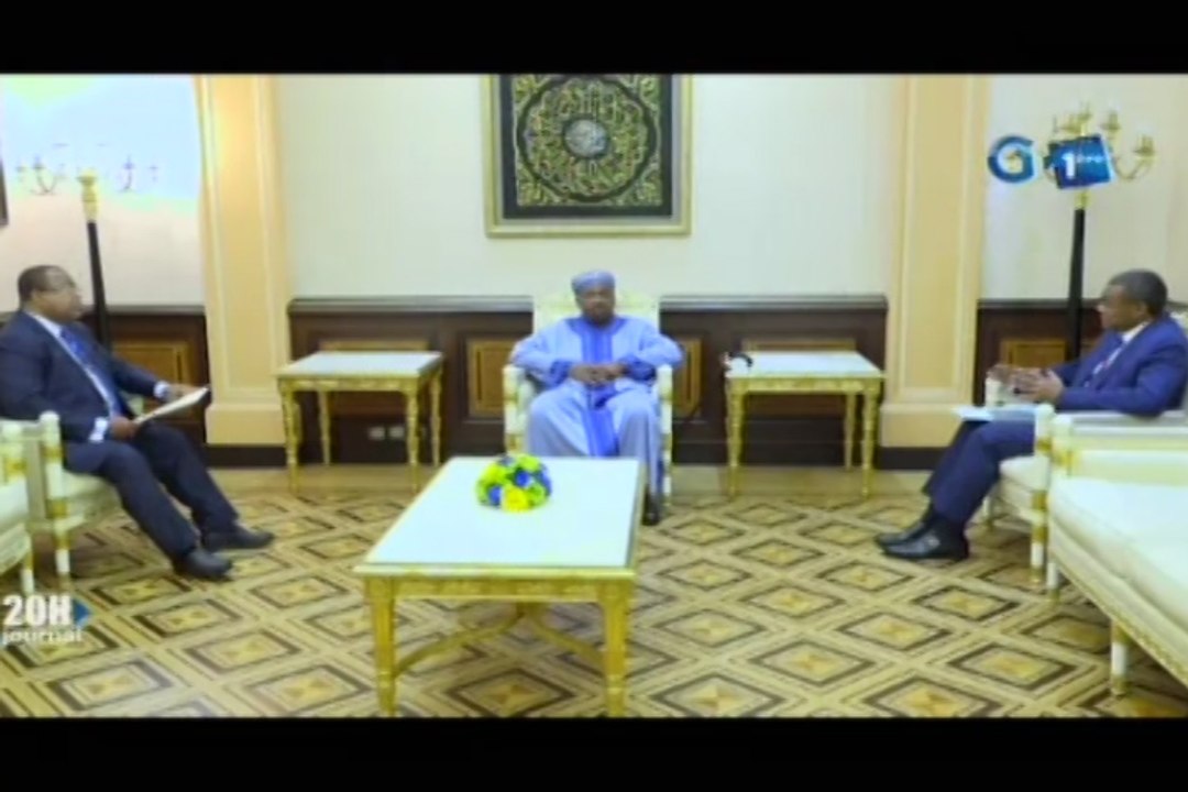 RTG/Le Président de la République a reçu le Premier Ministre Julien Nkoghe Bekale