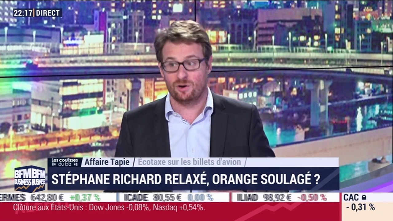 Les coulisses du biz: Stéphane Richard relaxé dans l'affaire Tapie, Orange soulagé ? - 09/07