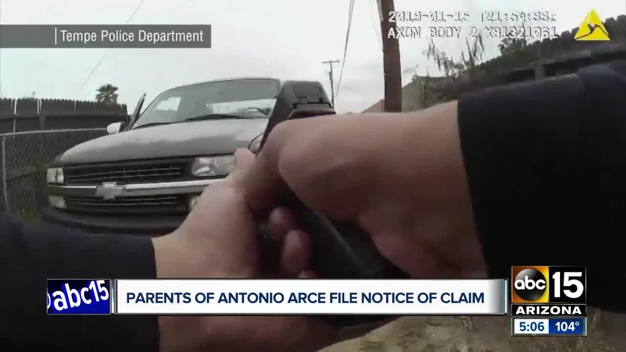 Family of Antonio Arce files $5 million notice...