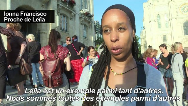 A Saint-Denis, rassemblement contre les violences conjugales