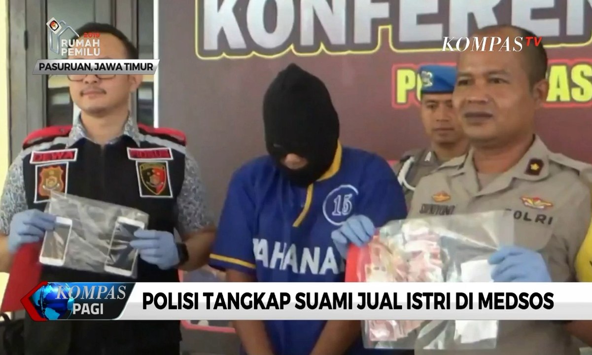 Kepolisian Pasuruan Ungkap Kasus Suami Jual Istri di Medsos
