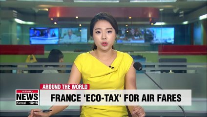 France plans 'eco-tax' for air fares from 2020