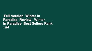 Full version  Winter in Paradise  Review   Winter in Paradise  Best Sellers Rank : #4