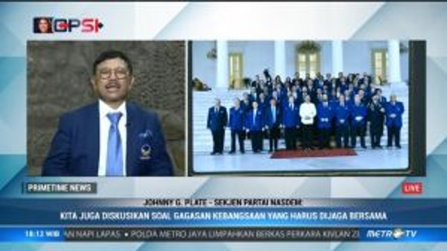 Jokowi Minta Partai NasDem Kawal Jalannya Pemerintahan