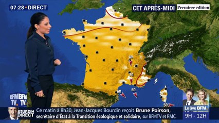 La météo pour ce mercredi 10 juillet 2019
