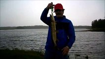 MCH 125 CAUGHT ANOTHER PIKE FISHING BURNT STICK LAKE ALBERTA CANADA. GPS 51°59'26.20