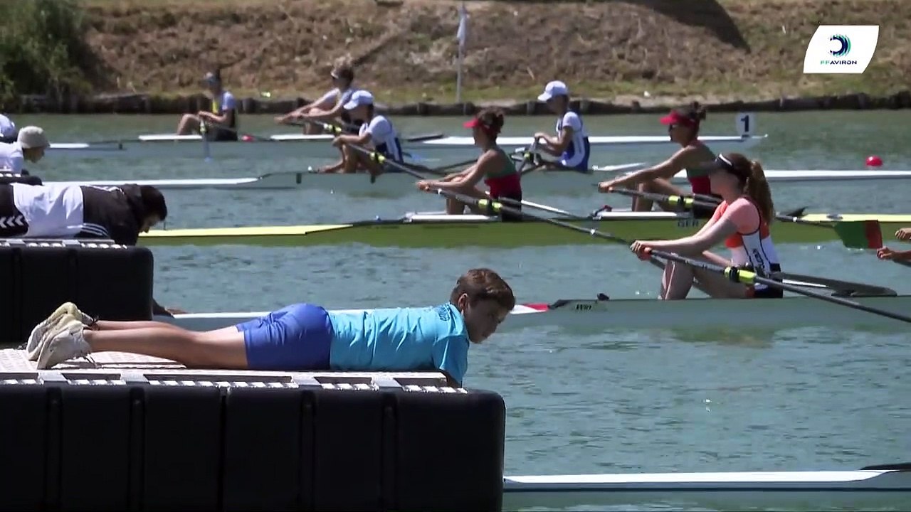 Championnat de France S-23 Bateaux longs Libourne 2019 - Finale du deux de couple femmes S-23F2x