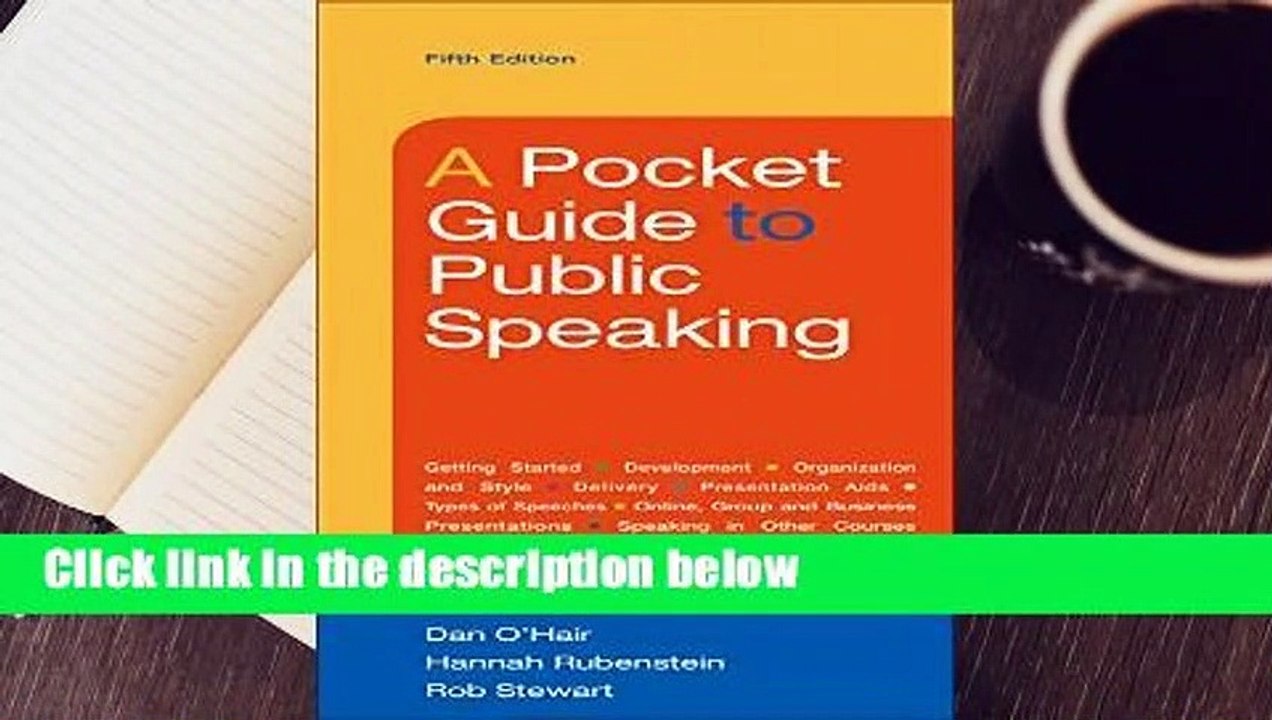 [NEW RELEASES] A Pocket Guide to Public Speaking video Dailymotion