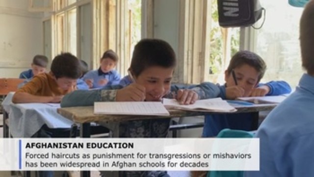 Embarrassing forced haircuts at Afghan schools become a thing of the past