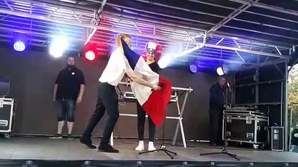 Notre représentant Français lors de la cérémonie d'ouverture: Sacha Sauvageon !