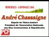 André Chassaigne - Municipales cantonales 2008 4/5