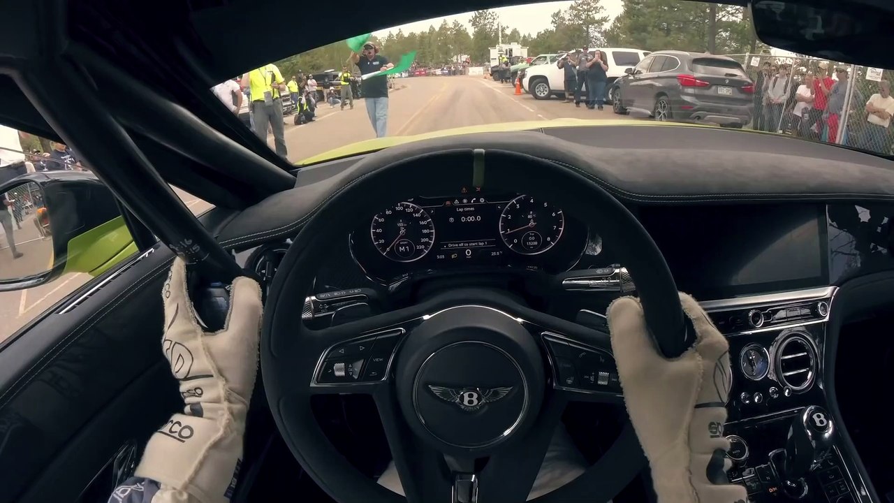 Así batió el récord el Bentley Continental GT en Pikes Peak