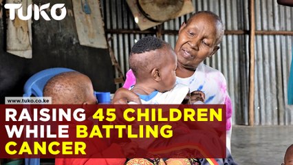 Raising 45 children while battling breast cancer