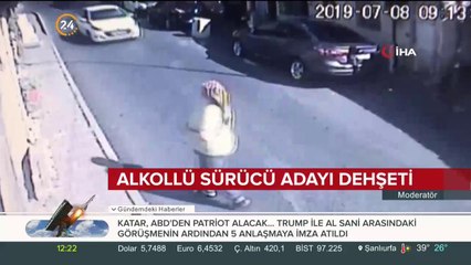 Alkollü sürücü adayı ortalığı birbirine kattı