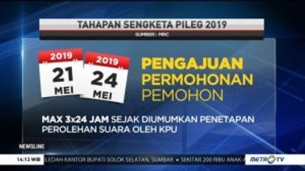 Tahapan Penanganan Sengketa Pileg 2019