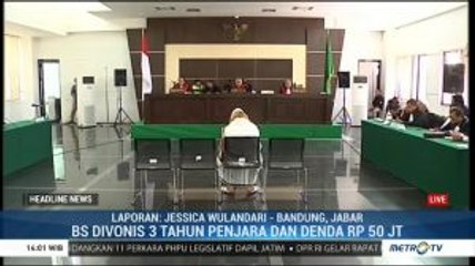 Bahar Smith Divonis 3 Tahun Penjara