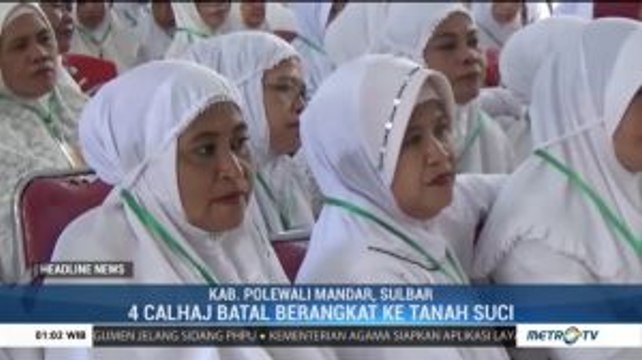 Empat Calon Haji Asal Polewali Mandar Batal Berangkat