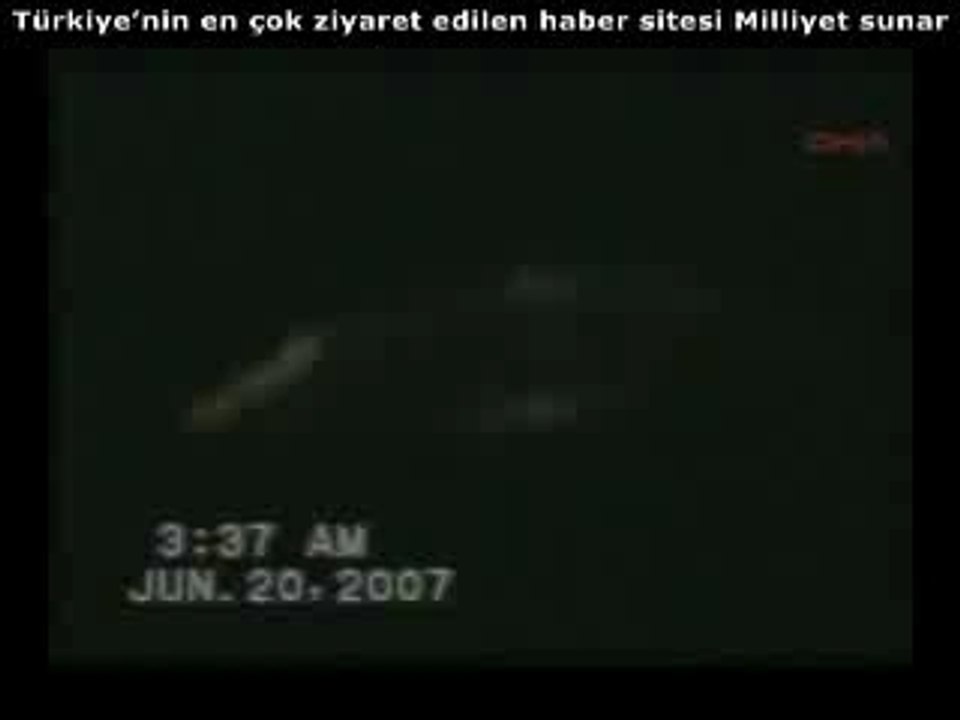 UFO amatör kameraya yakalandı