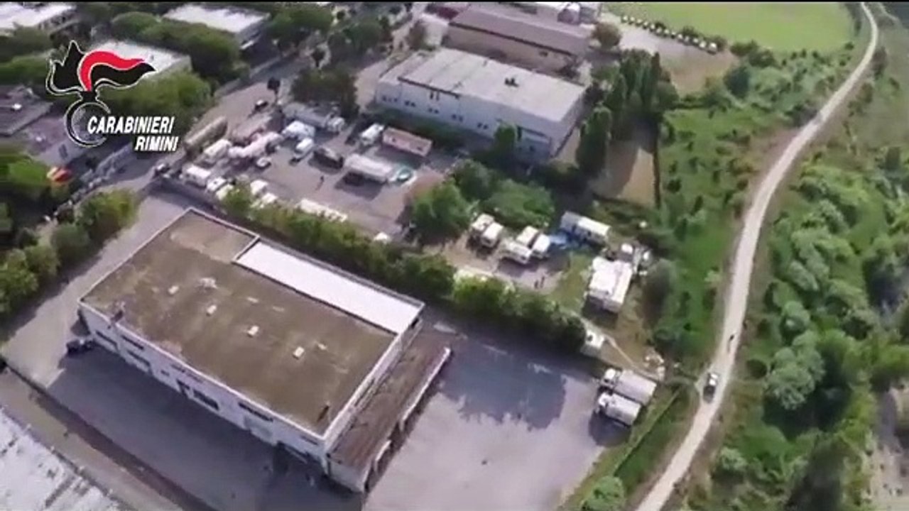 Rimini - Piantagione di marijuana scoperta accanto al campo nomadi (10.07.19)