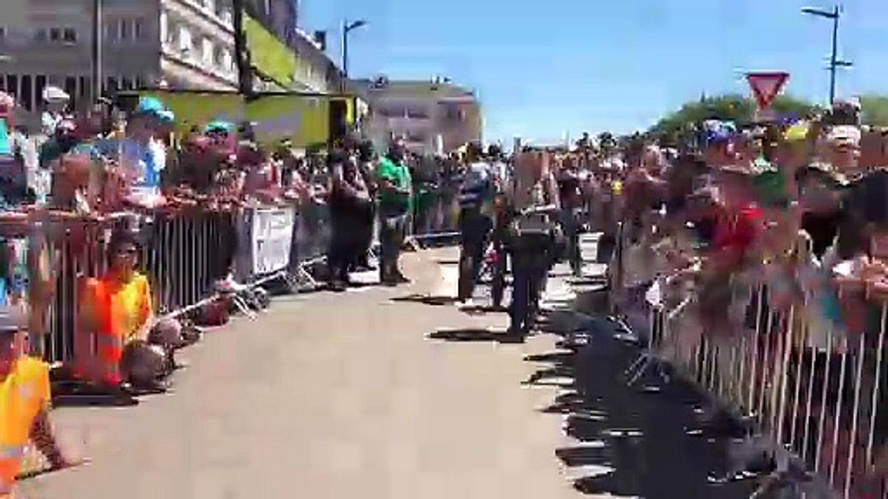 Tour de France à Saint-Dié : petit tour au milieu de la foule