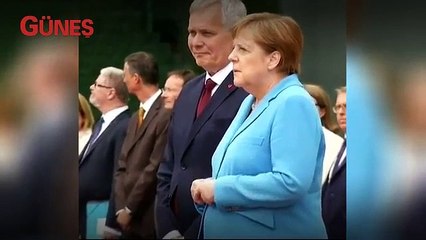 Merkel 3. kez titreme nöbeti geçirdi