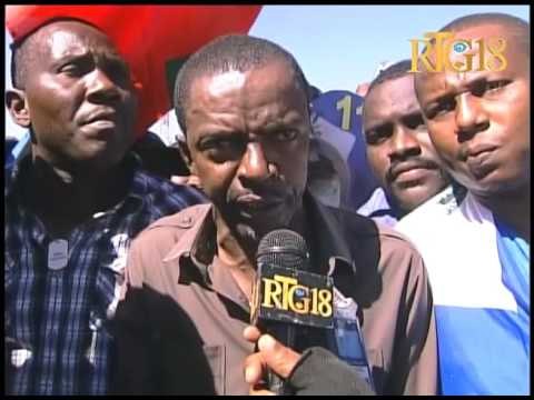Manifestation contre l'arrestation du sénateur élu de la Grand'Anse, Guy Philippe