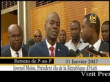Le Président élu de la République, Jovenel MOISE visite le Barreau de Port-au-Prince