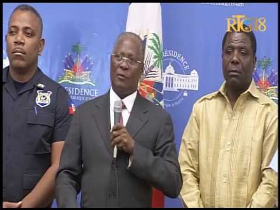 Haïti.- La cérémonie de Signature du Plan de Sécurité du 2ème tour des élections